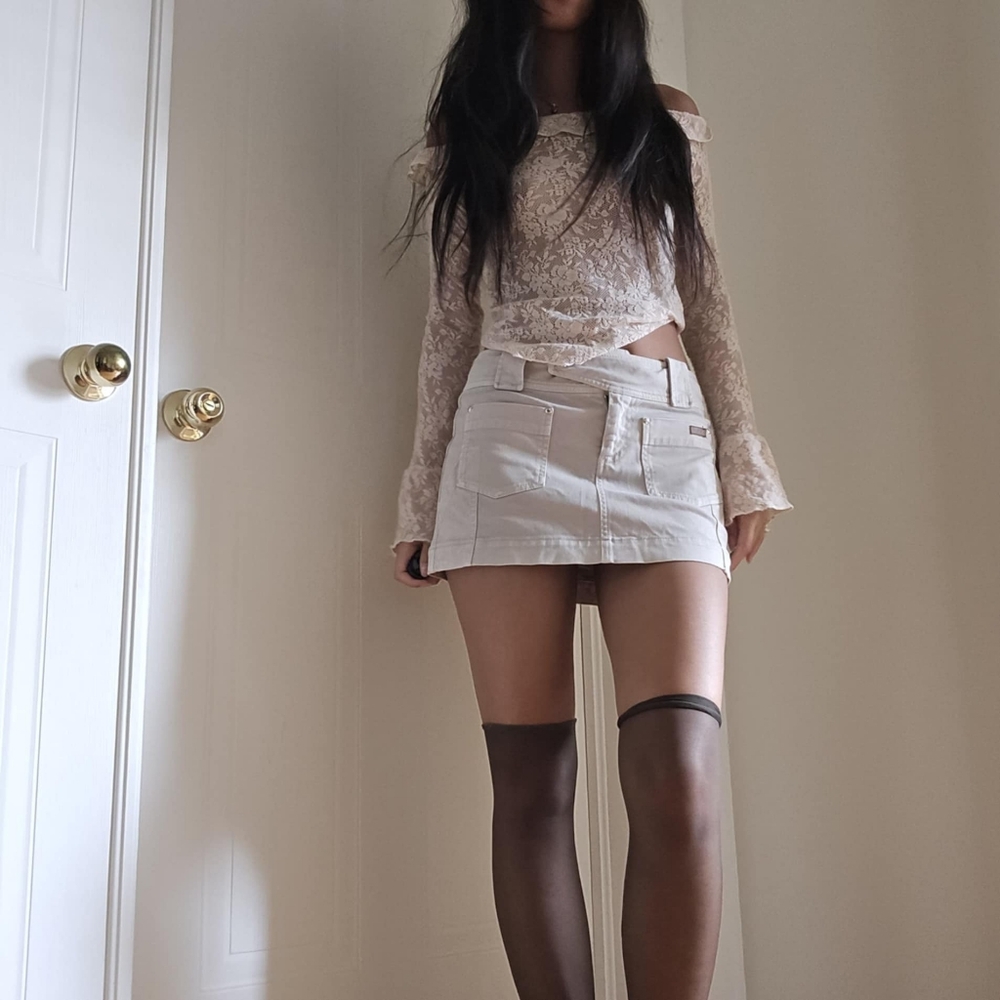 Gucci Mini denim skirt